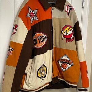 Men's Multicolor Patchwork Jacket 3XL